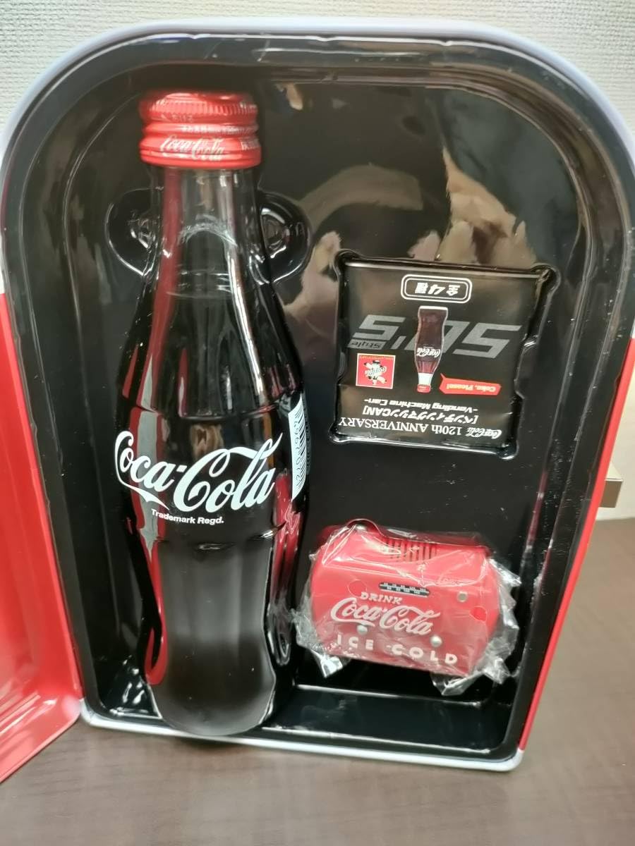 ☆コカ・コーラ 120周年記念 ベンディングマシンCAN 未使用 4種